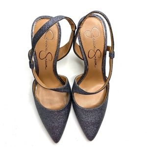Jessica Simpson | Paselle Pointed Toe Glitter Heel